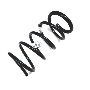 Image of Coil Spring (Rear) image for your 2001 Volvo V70   